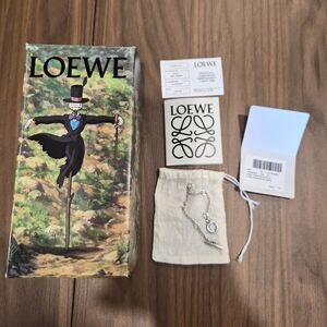 Loewe Silver Charm Bracelet with Accessories